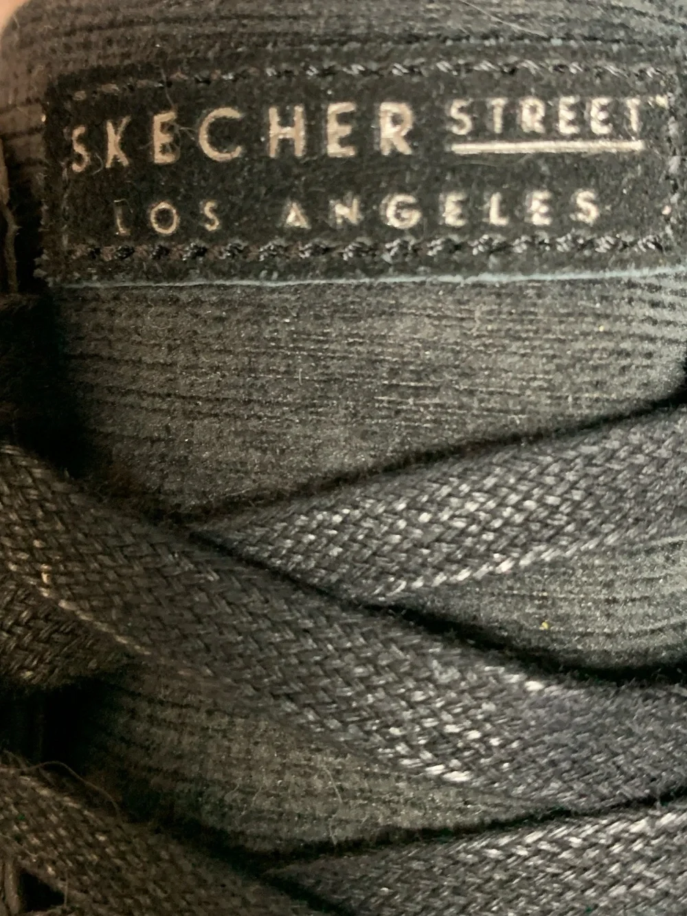 Skechers Street Women's Black and White Lace-Up Sneakers